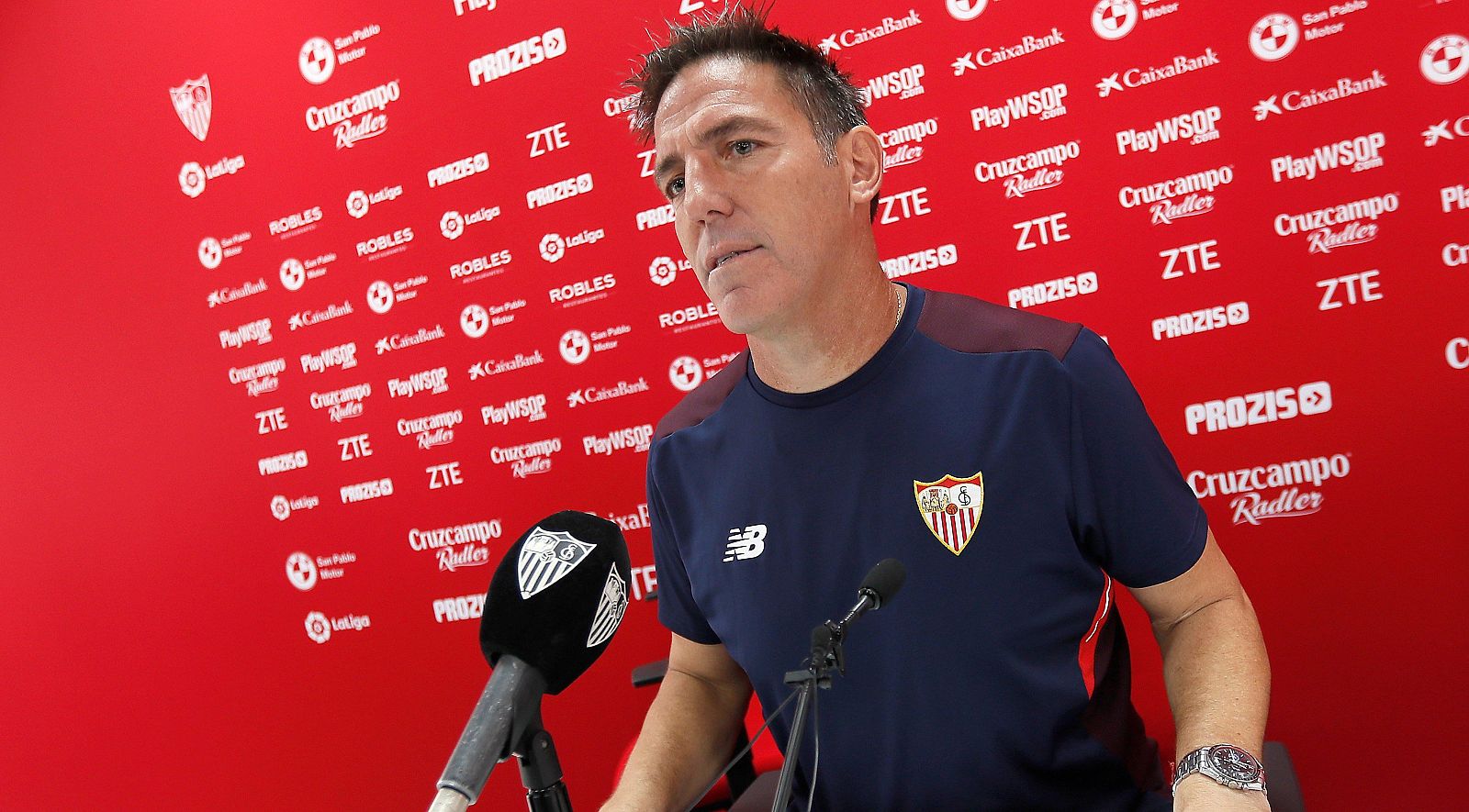 El entrenador argentino del Sevilla, Eduardo Berizzo.