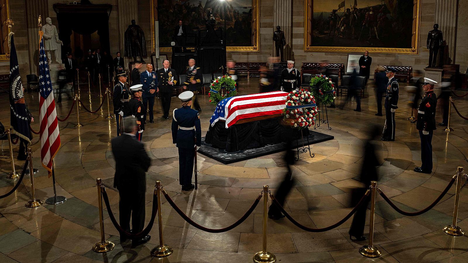 Homenaje al expresidente estadounidense Jimmy Carter en la Rotonda del Capitolio de Estados Unidos