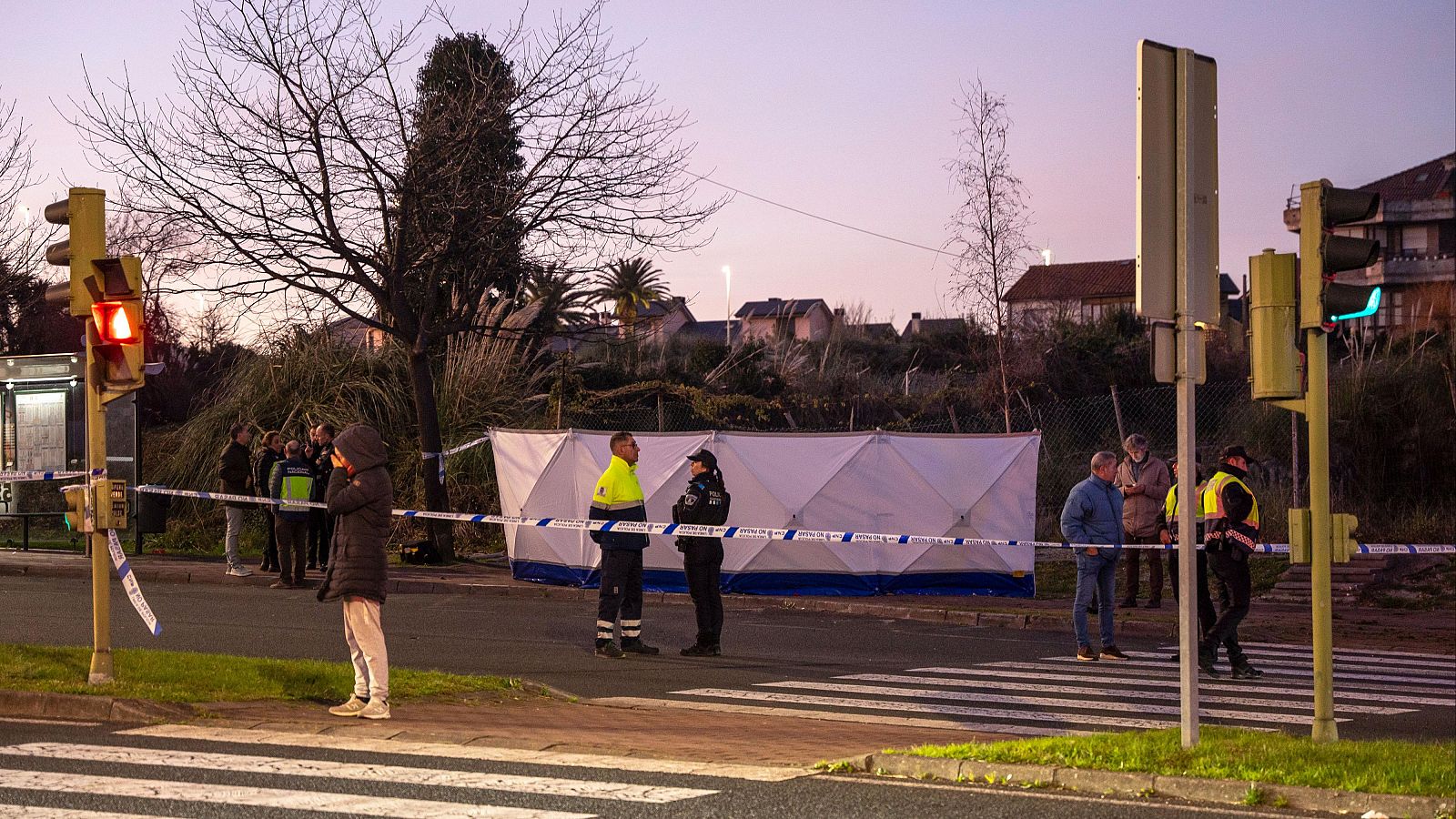 Muere una mujer en Santander arrollada por una furgoneta robada cuyo conductor huyó