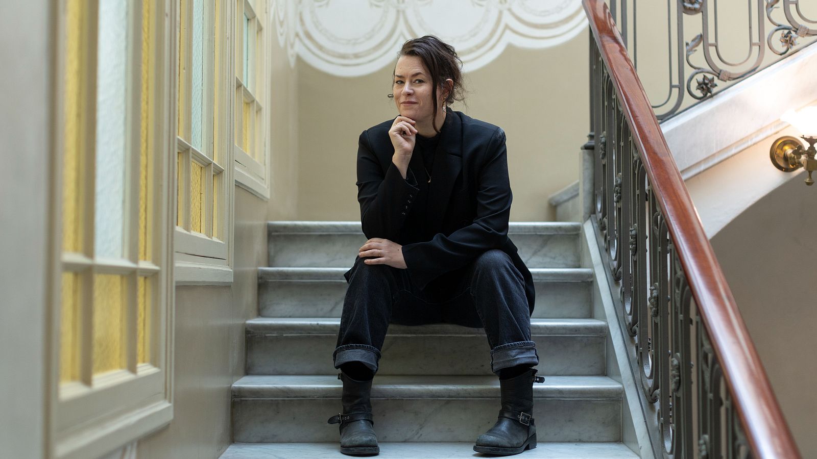 La historietista sueca Liv Strömquist en Barcelona (EFE/Marta Pérez)