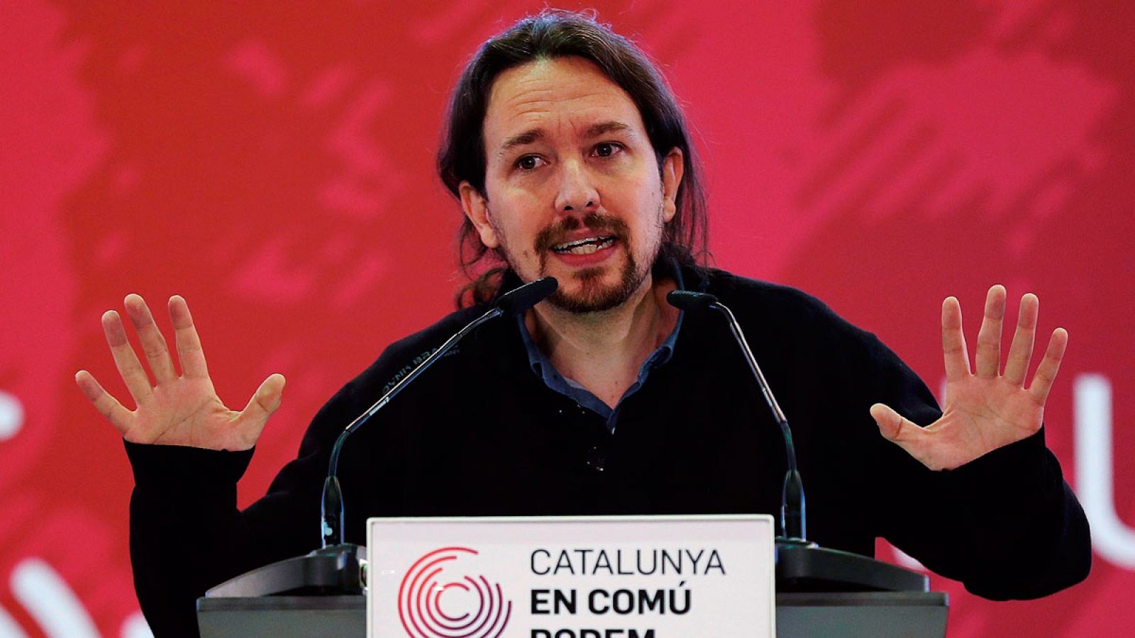 El secretario general de Podemos, Pablo Iglesias