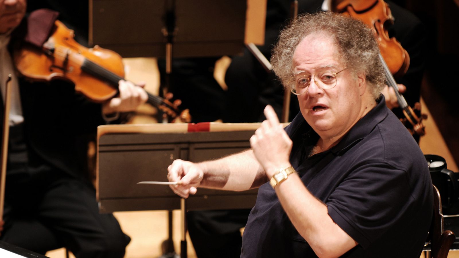 Imagen de archivo del afamado director de orquesta James Levine