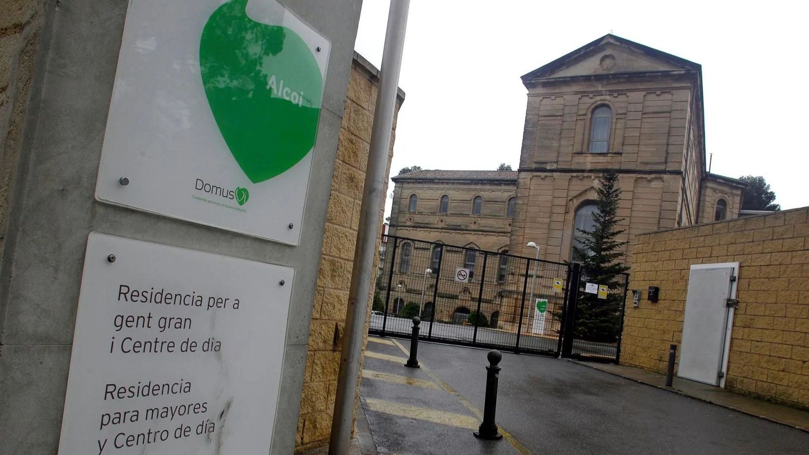 Vista parcial de la residencia de ancianos Domus de Alcoy (Alicante)