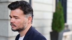 Gabriel Rufián (ERC): "El PSOE tiene que dejar de abrazar a Junts o terminarán haciendo a Feijóo presidente"