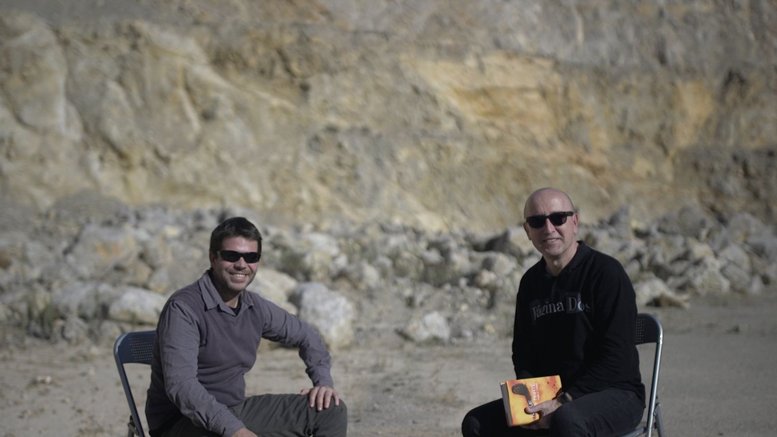 Pablo Tébar con Óscar López