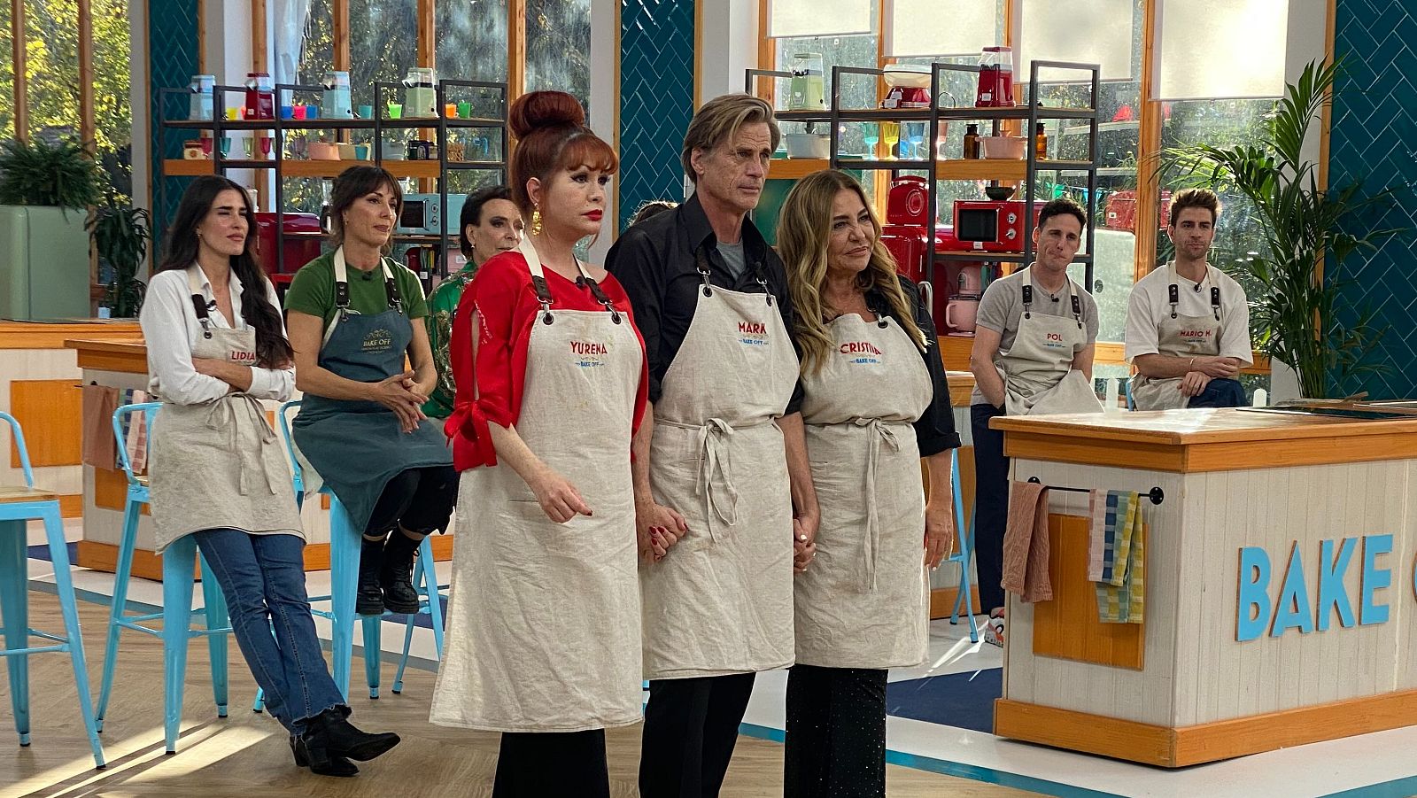 Yurena, Mark Vanderloo y Cristina Tárrega en 'Bake Off: famosos al horno'