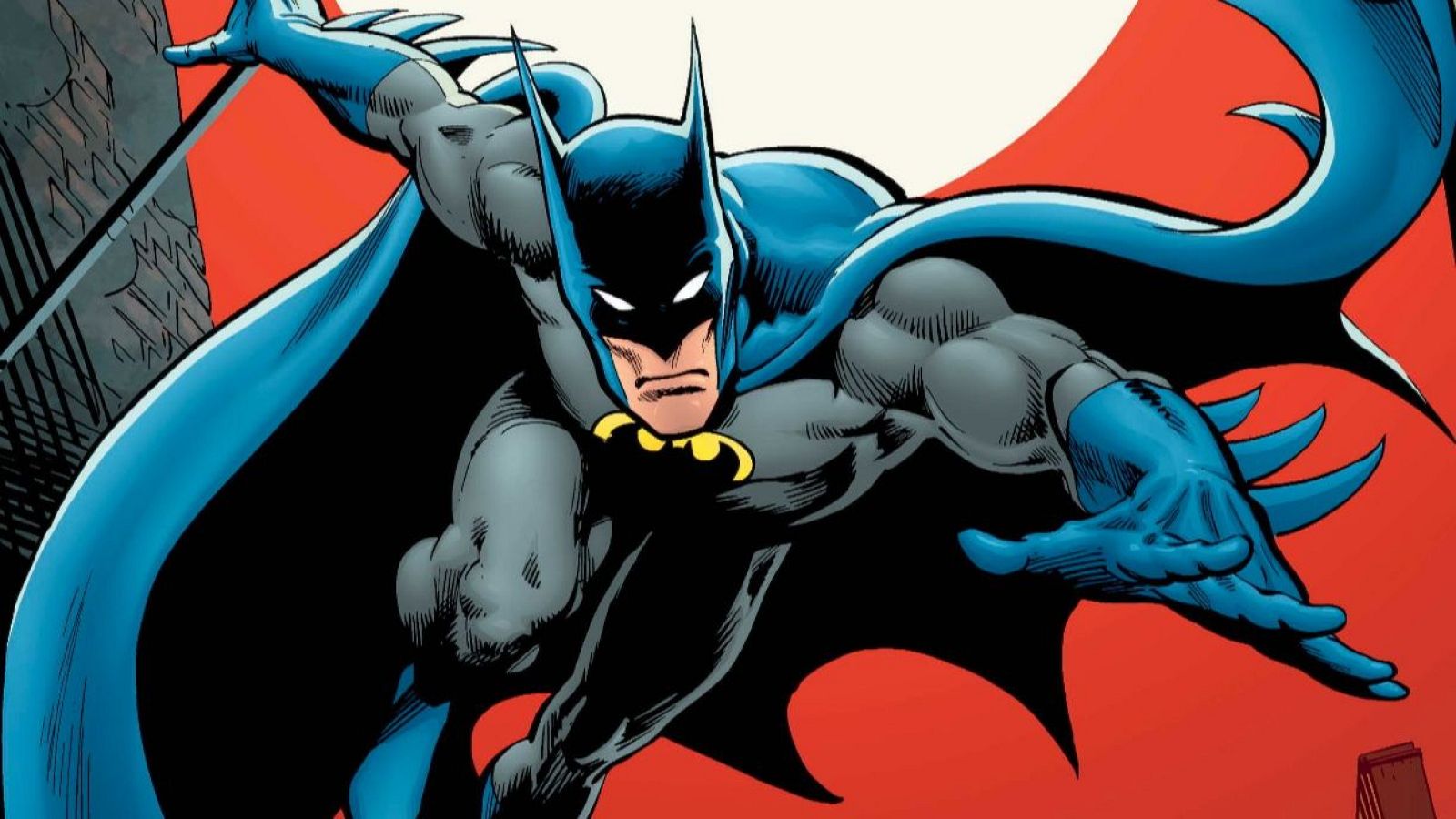 Detalle de una portada de un cómic de Batman publicado por ECC (DC Comics)