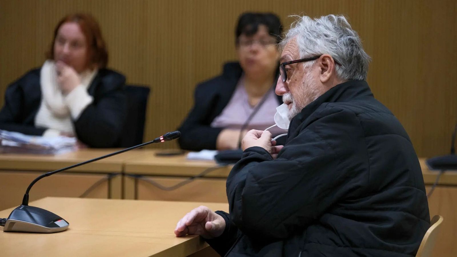 El médico de la sanidad pública de Canarias en un momento del juicio
