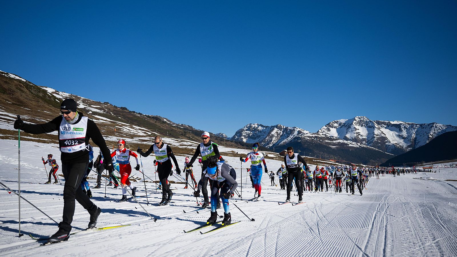 La Marxa Beret d'esquí nòrdic permet la participació d'esquiador amb diferents graus de preparació