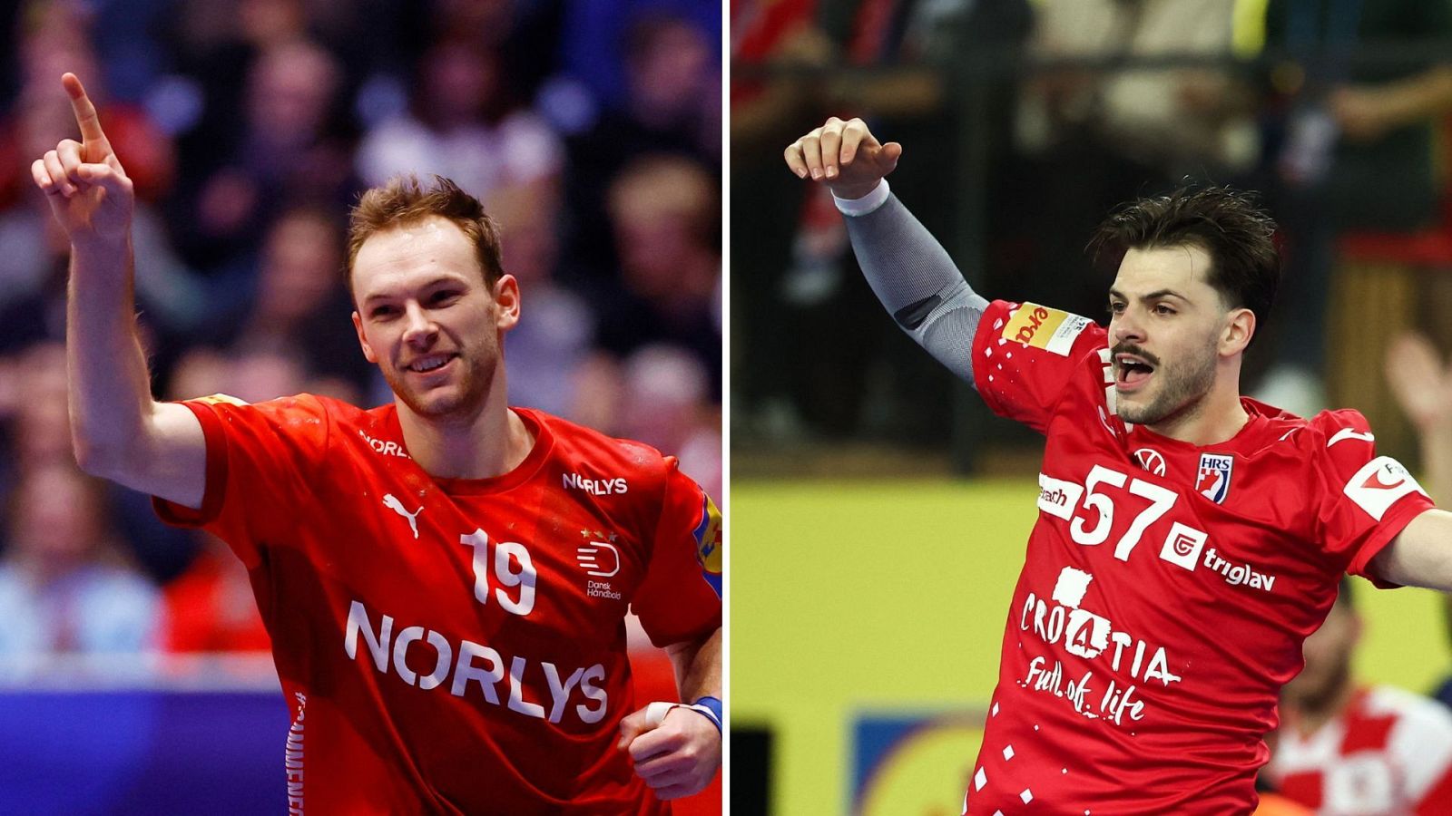 Gidsel y Glavas, dos de los mejores jugadores de Dinamarca y Croacia, finalistas del Mundial de balonmano