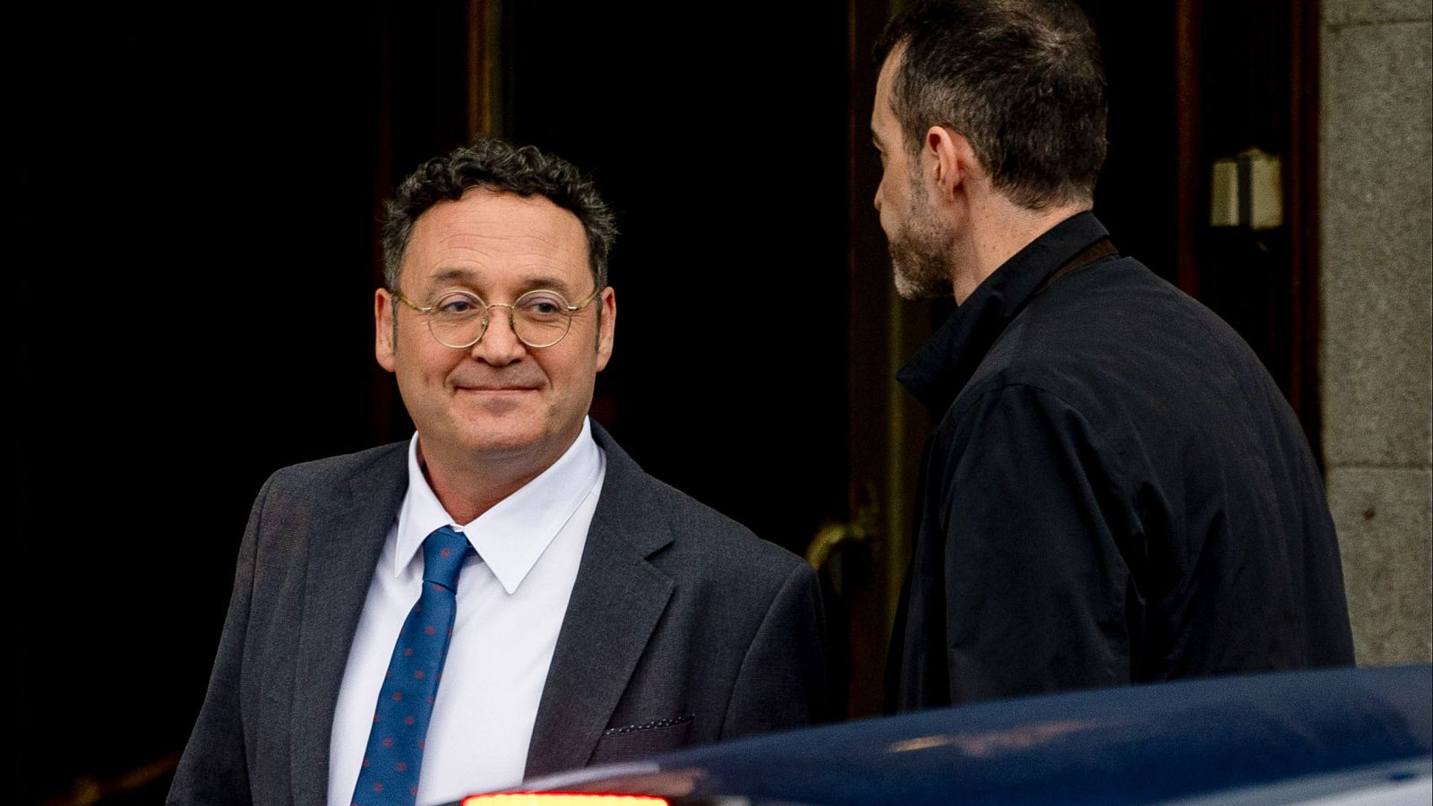 Álvaro García Ortiz a su salida del Tribunal Supremo tras comparecer como investigado