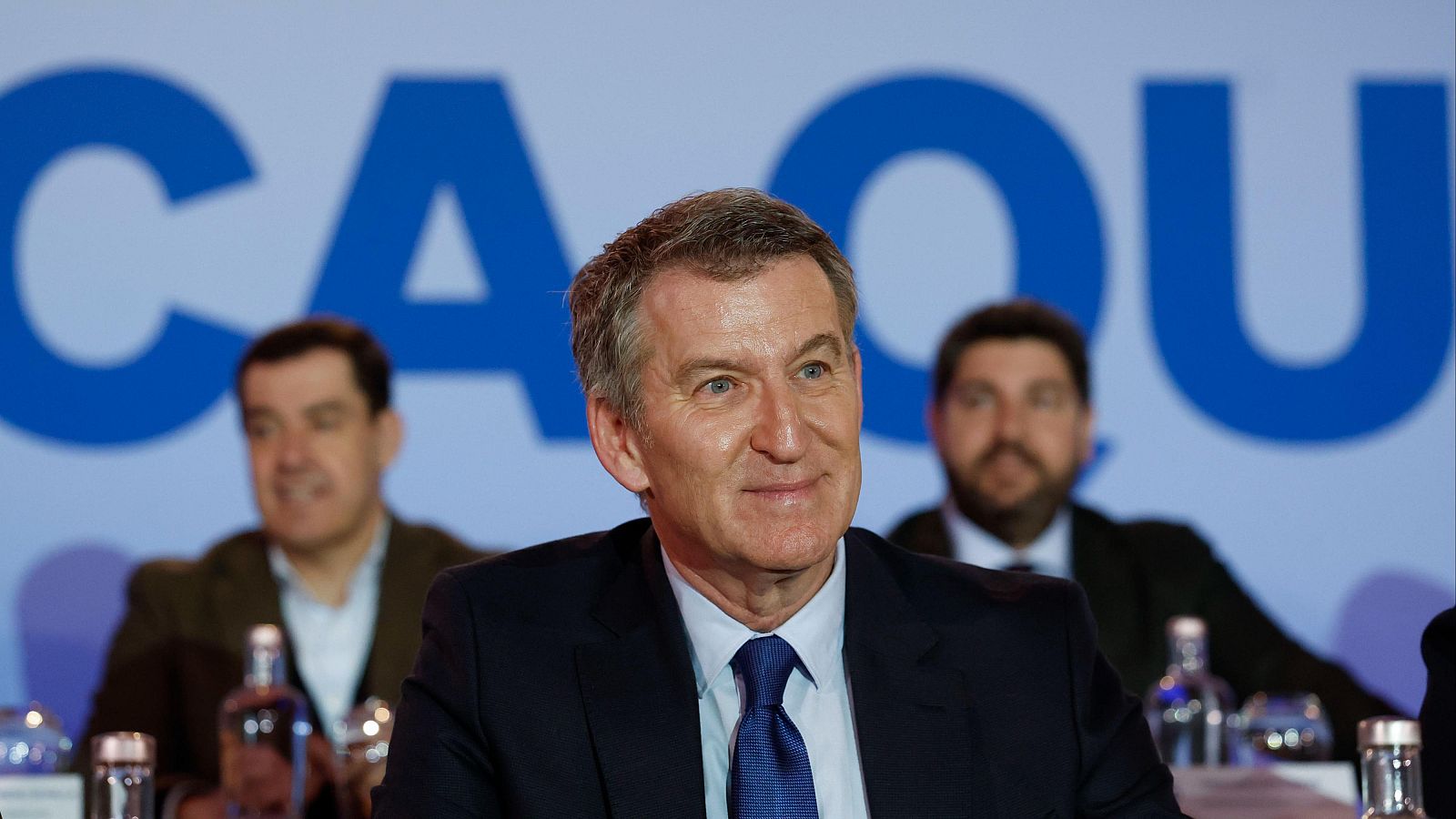 Alberto Núñez feijóo, durante la Junta Directiva Nacional del PP