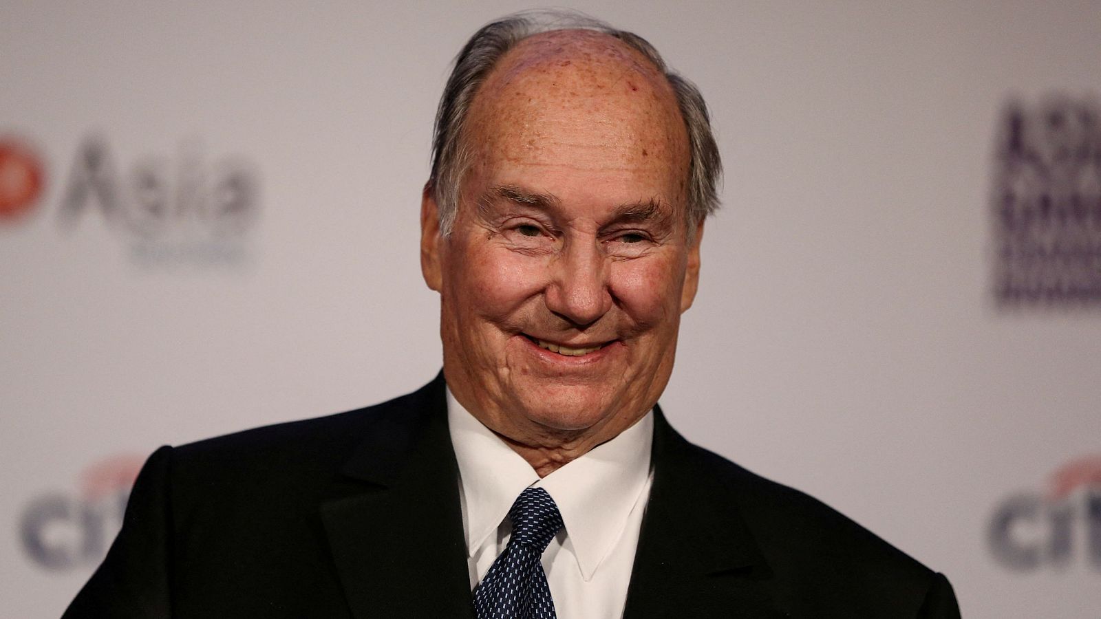 El príncipe Karim al Hussaini Aga Khan IV en los premios Asia Game Changer Awards 2017 en Manhattan