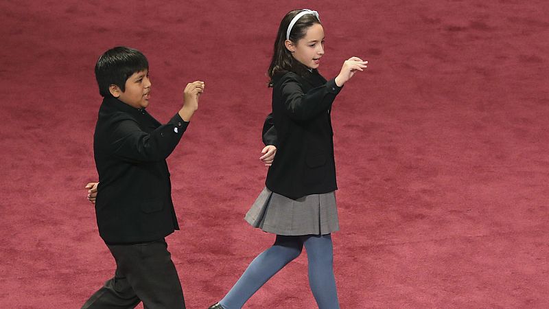 Nervios en los ensayos para "cantar más rápido" en el sorteo de la Lotería de Navidad