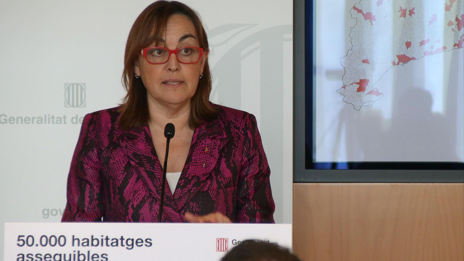 La consellera de Territori i Habitatge, Sílvia Paneque