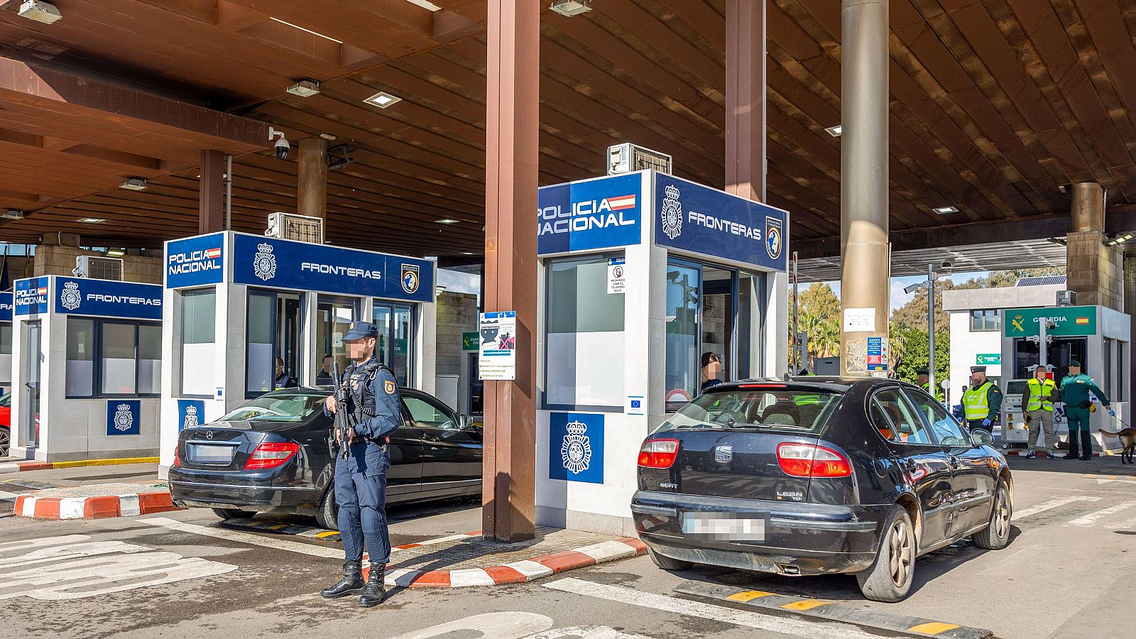 Puesto fronterizo de Melilla con Marruecos que ha visitado este miércoles el ministro de Interior, Fernando Grande-Marlaska