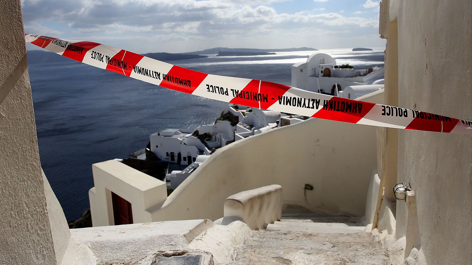 Terremotos en Santorini.