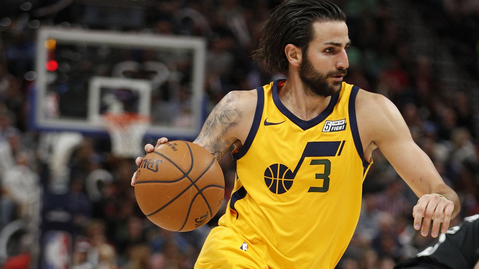 Ricky Rubio, contra Houston