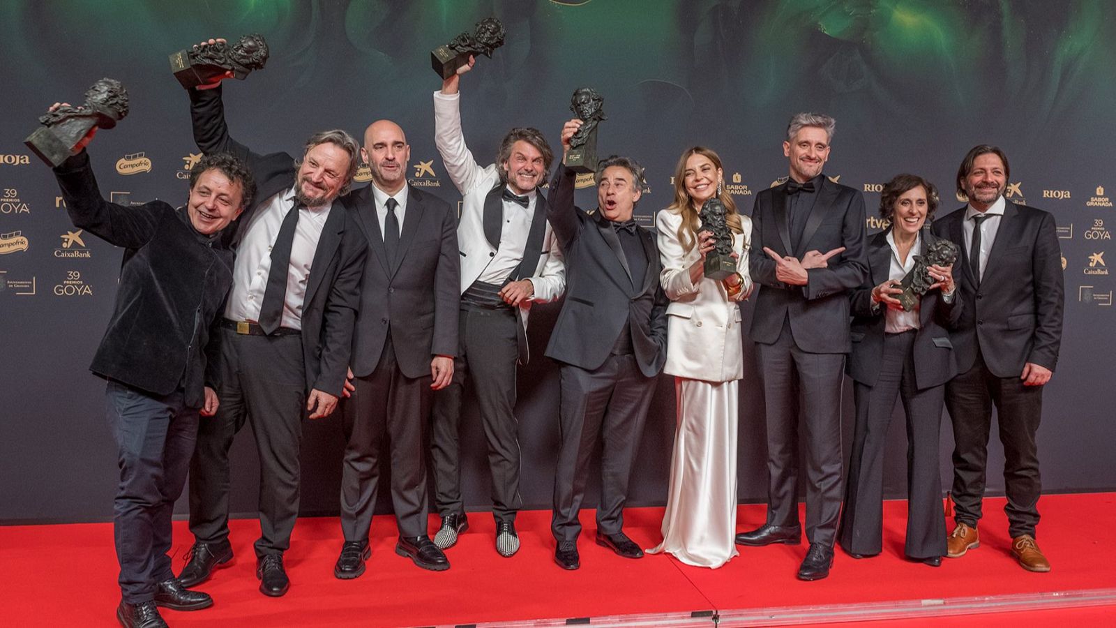 El equipo de 'El 47' celebra su Goya a Mejor película