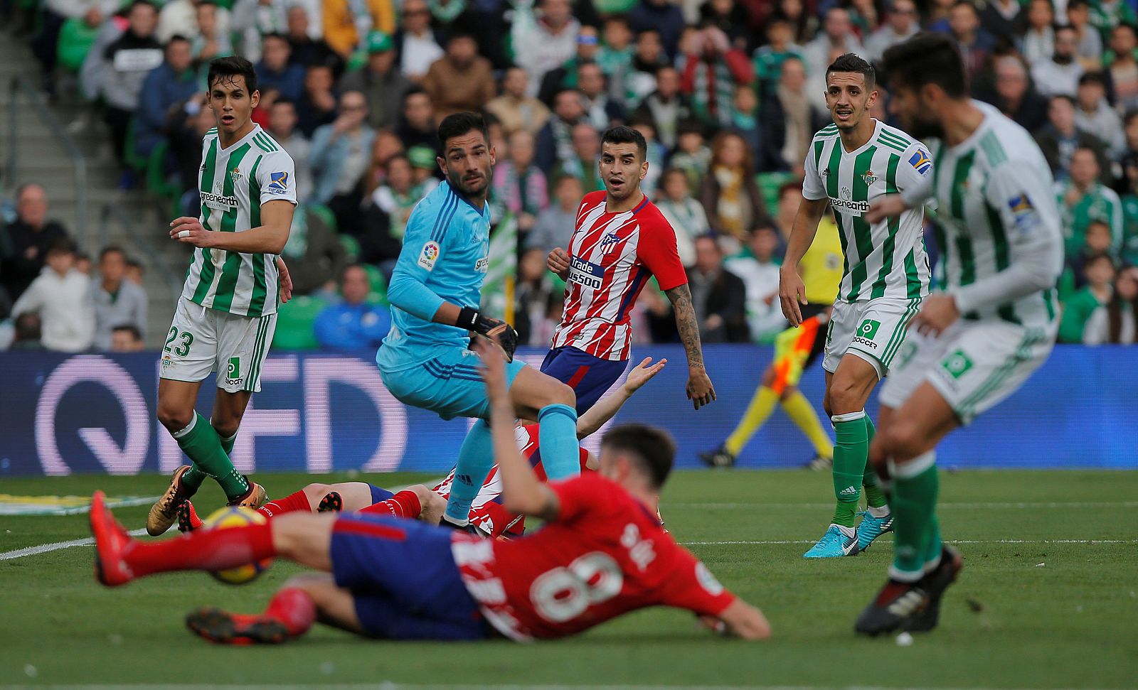 Saúl marca ante el Betis (0-1)