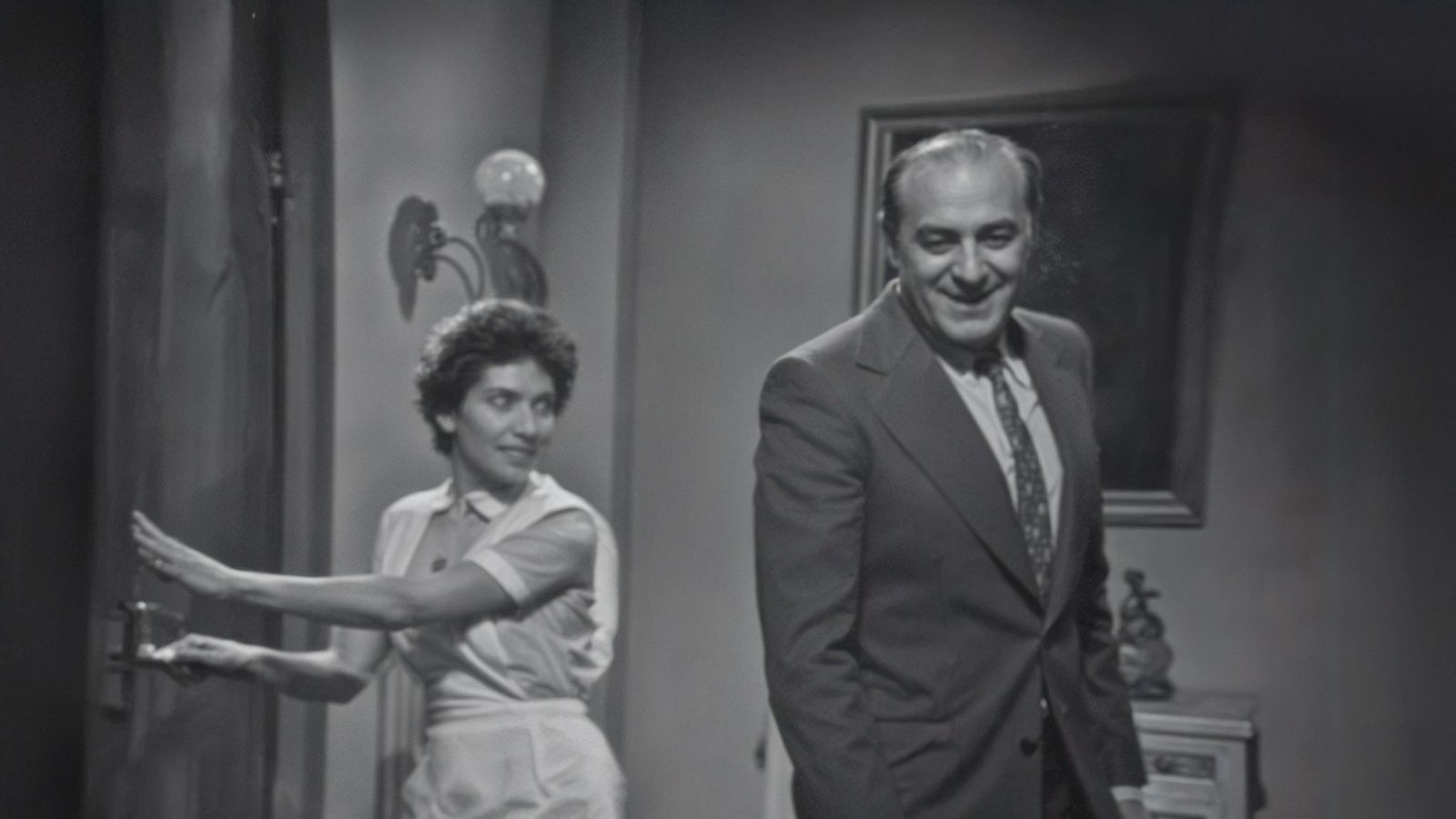 Imagen de la serie Aventuras y desventuras de Mateo, con Jesús Puente de protagonista.