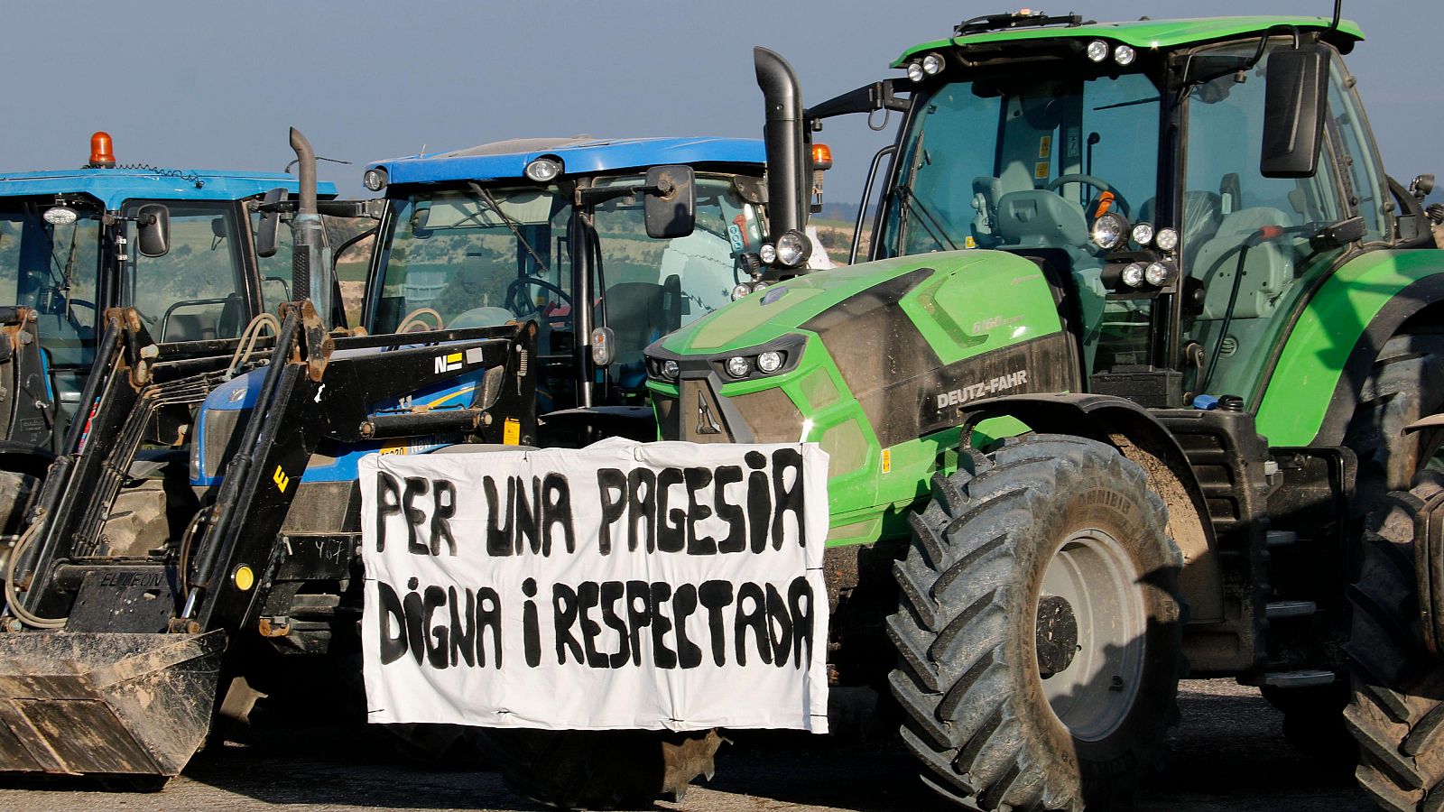 Concentració de pagesos a la Panadella (ACN | Mar Martí / Anna Berga)