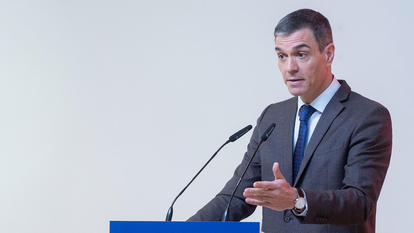 El presidente del Gobierno, Pedro Sánchez