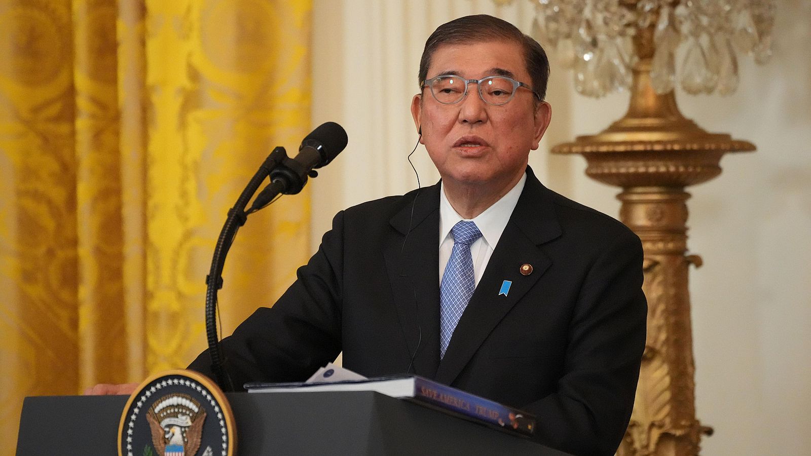 El primer ministro japonés, Shigeru Ishiba, en la Casa Blanca en una imagen de archivo