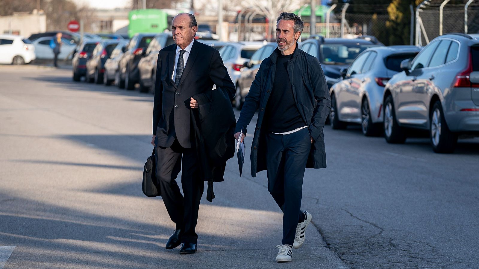 El exentrenador de la selección española de fútbol femenina, Jorge Vilda, a su llegada a la Audiencia Nacional