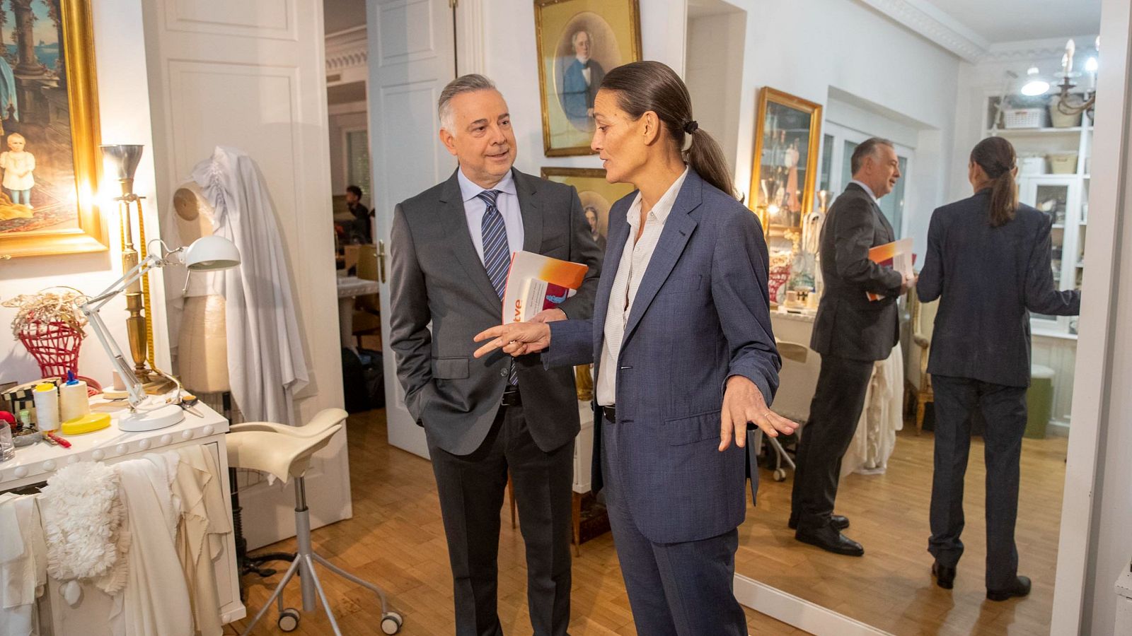 Jenaro Castro con Laura Ponte