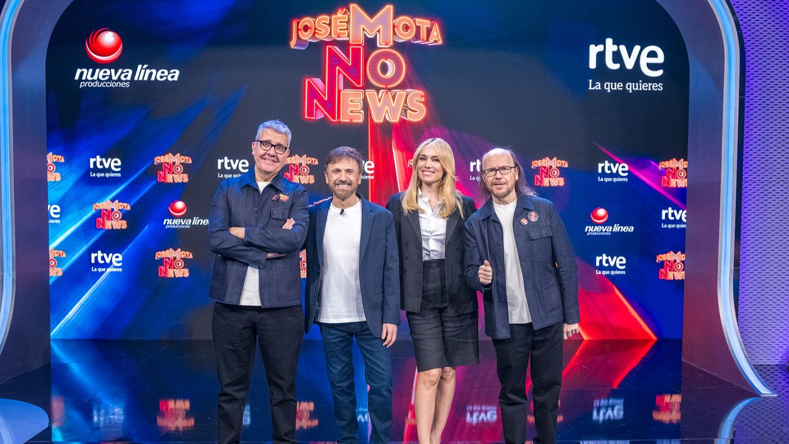 Florentino Fernández, José Mota, Patricia Conde y Santiago Segura