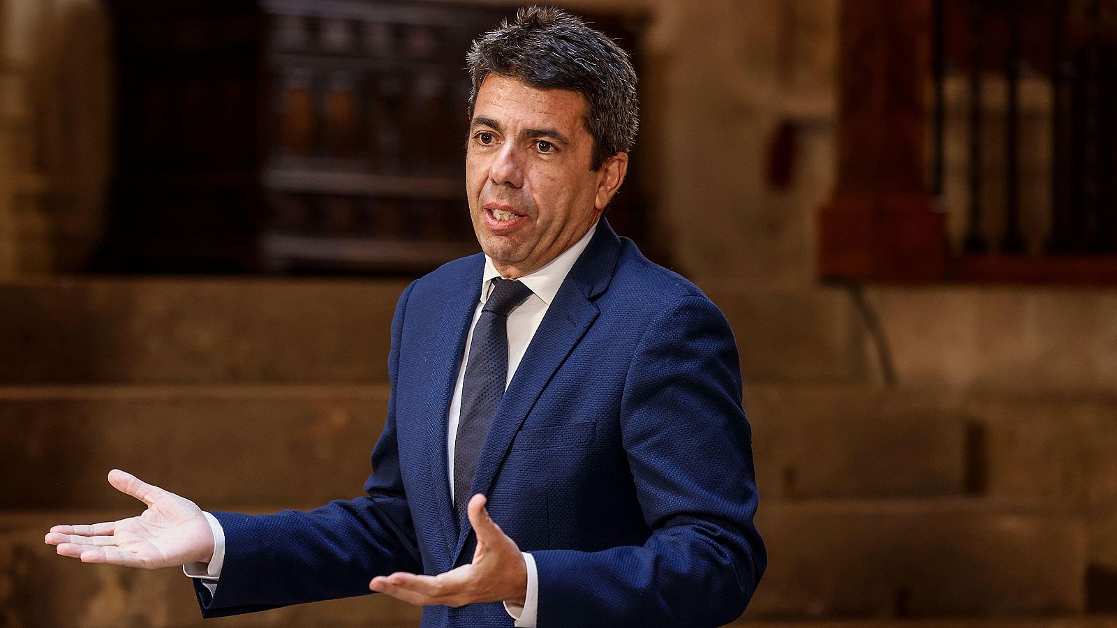 El presidente de la Generalitat valenciana, Carlos Mazón, en un acto