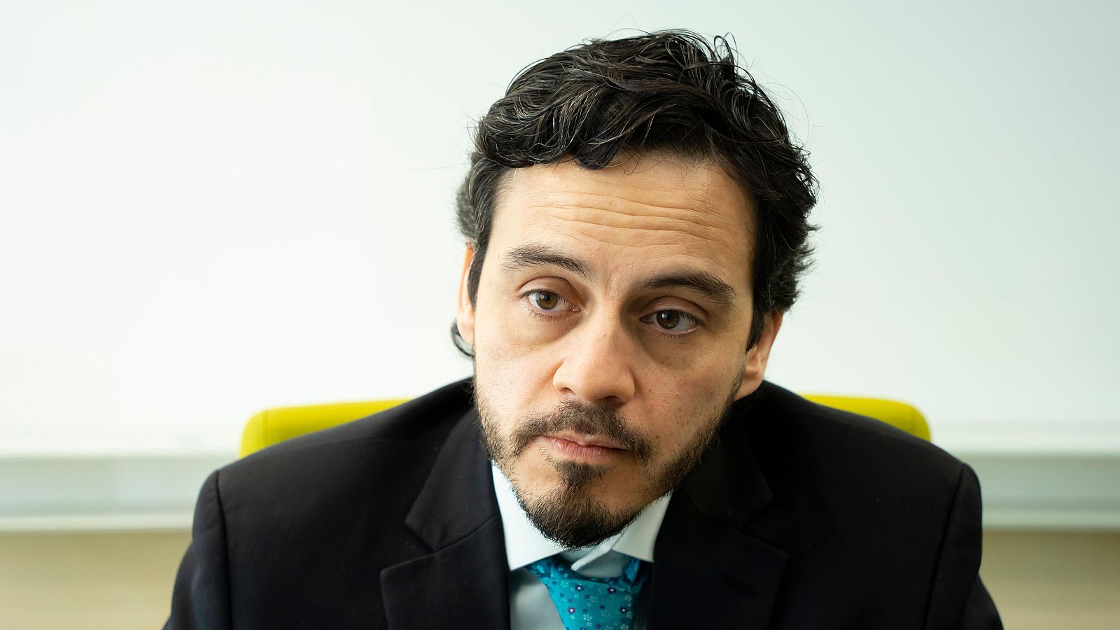 Ernesto Granillo en la sede de UNICEF en Madrid