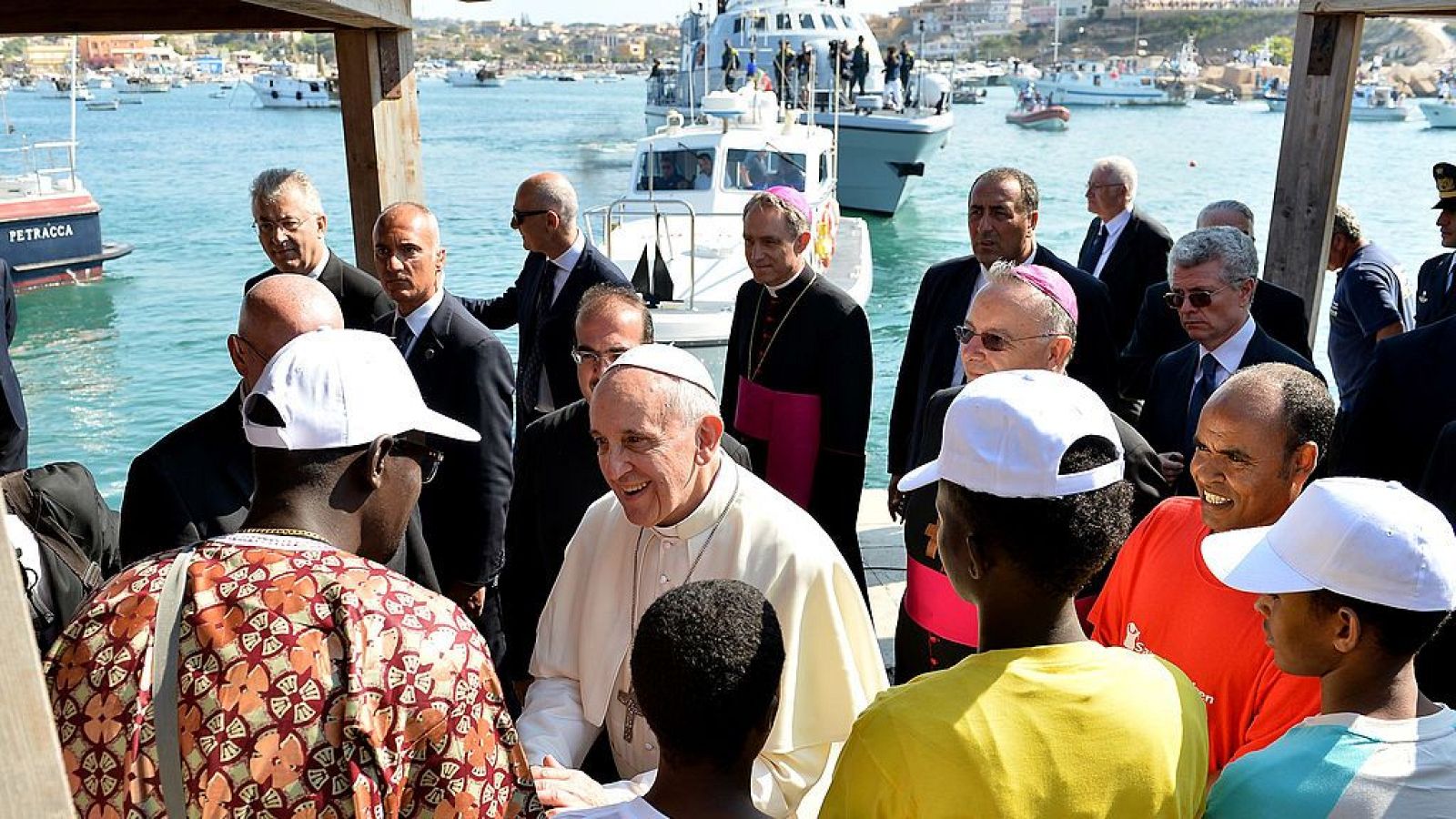 El Papa visita Lampedusa
