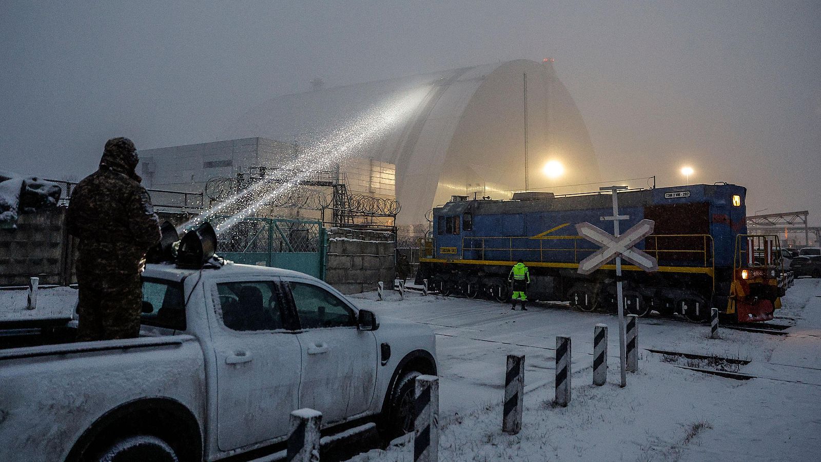 Un dron ruso impacta en la central nuclear de Cernóbil, según Ucrania