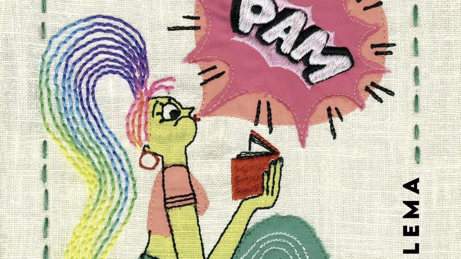 Detalle del cartel de Bea Lema para el III Día del Cómic y del Tebeo