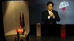 Puigdemont volverá al Palau si gana: "¿Qué pesan más, las esposas o los votos? En una democracia, los votos"