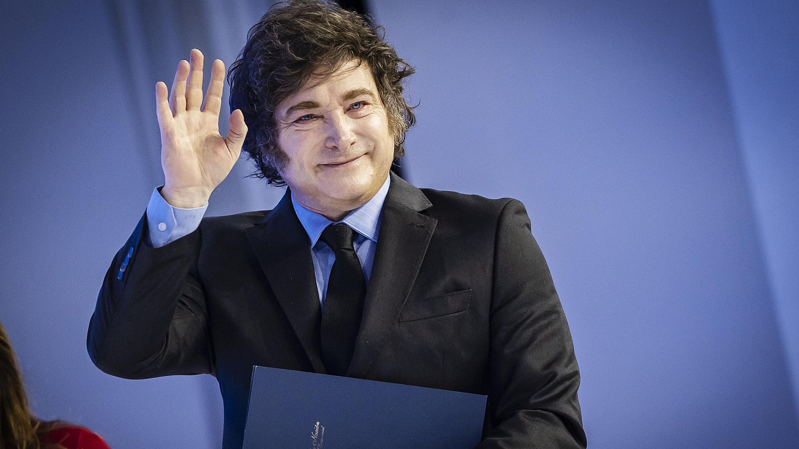 El presidente de Argentina, Javier Milei, en una imagen de archivo en Davos