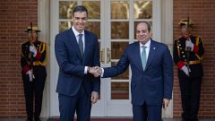 Sánchez y Al Sisi muestran su rechazo al "desplazamiento forzoso" de los gazatíes propuesto por Trump: "Es inmoral"