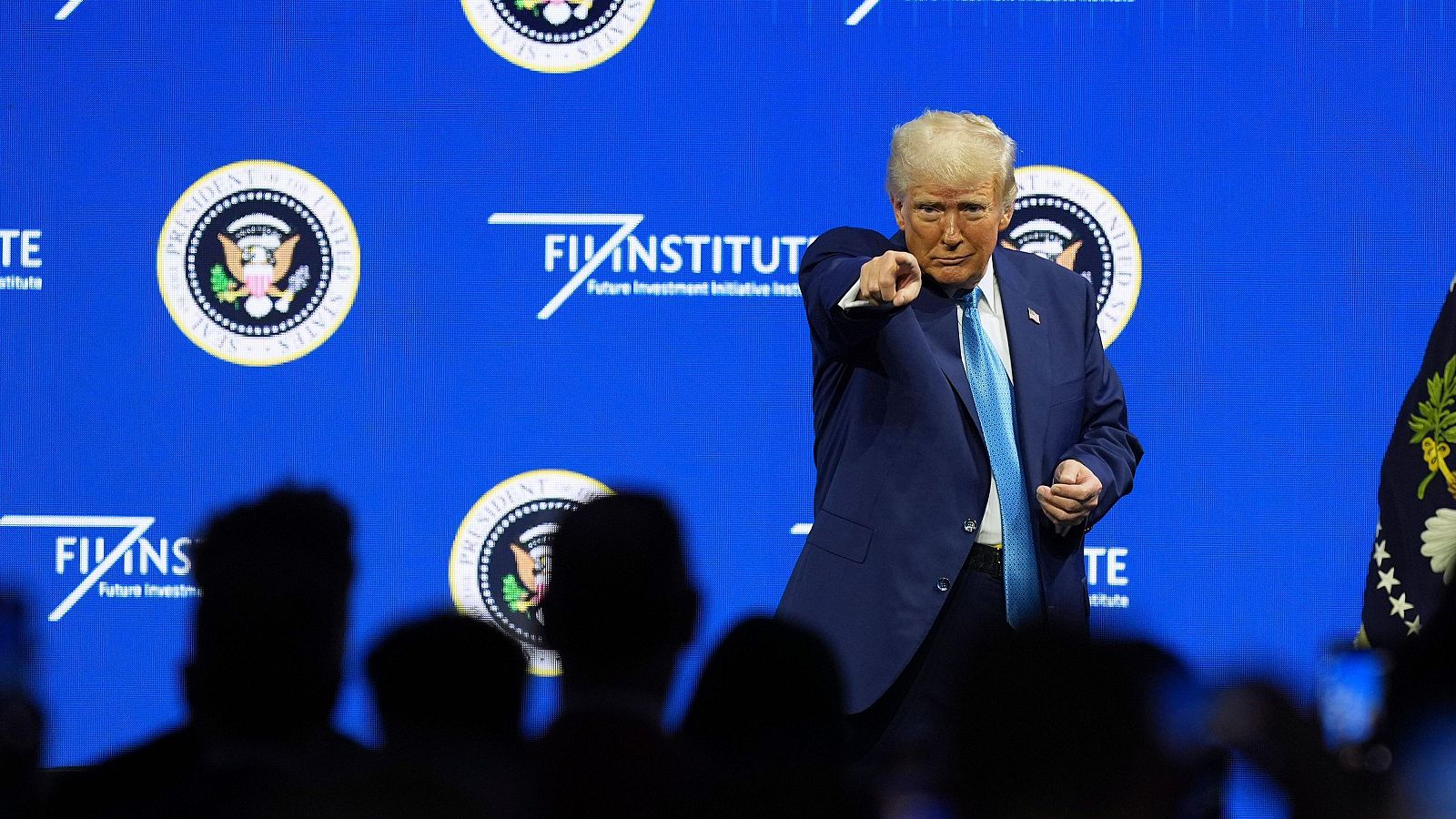 El presidente estadounidense, Donald Trump, en Miami Beach, Florida
