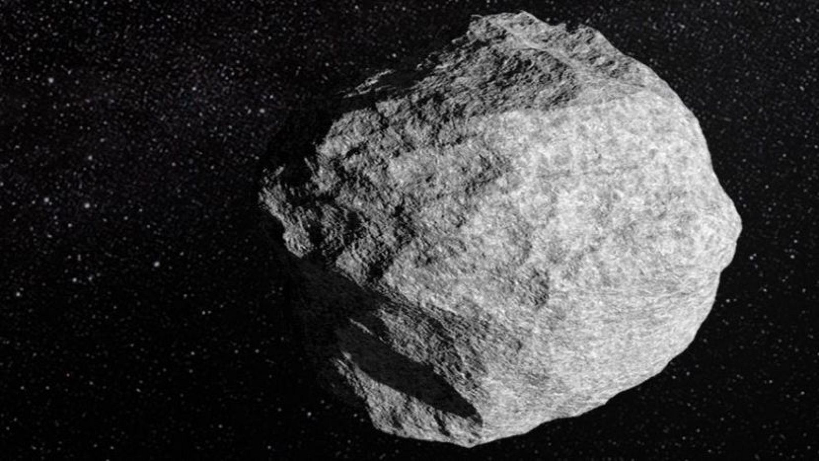 Representación artística del asteroide '2024 YR4'.