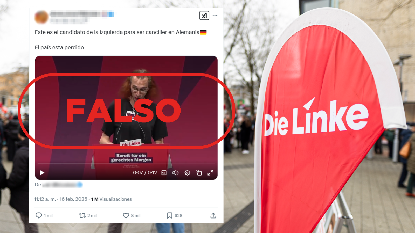 Elecciones Alemania 2025: no es el "candidato" del partido Die Linke