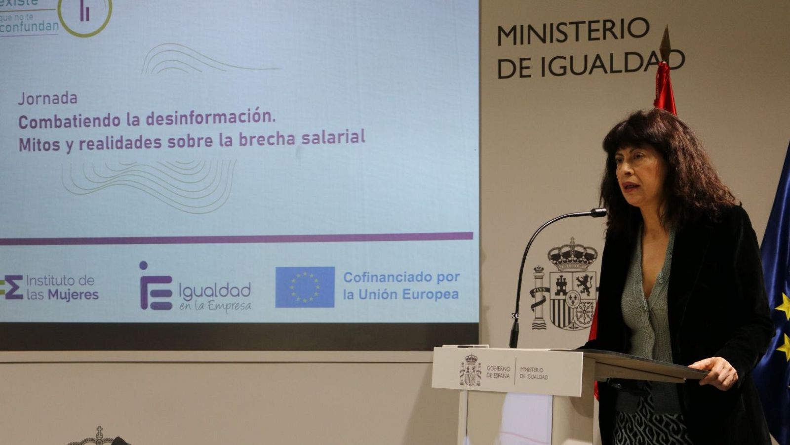 Ana Redondo en la apertura de la jornada