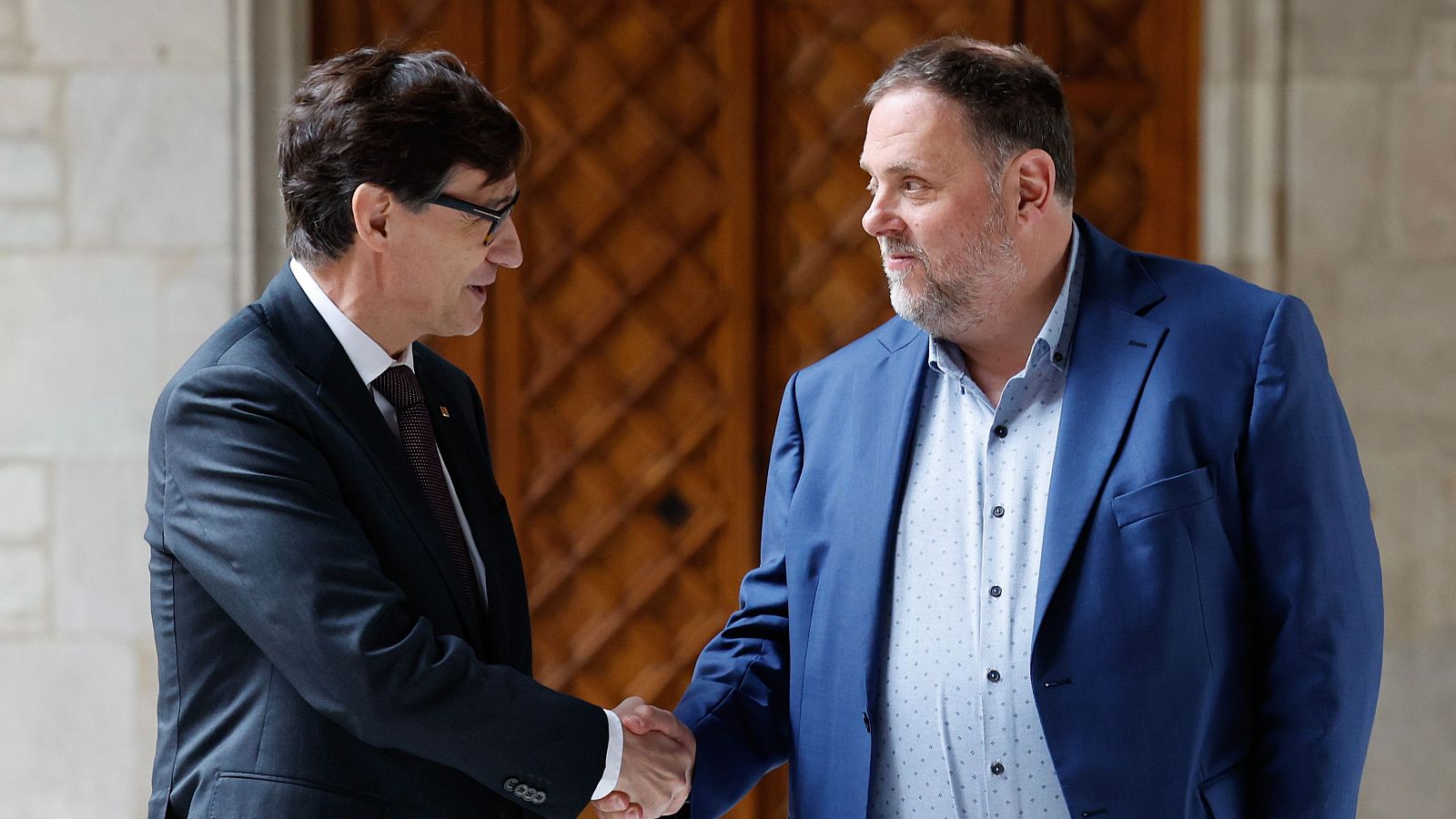 Illa y Junqueras se reúnen por primera vez en la Generalitat