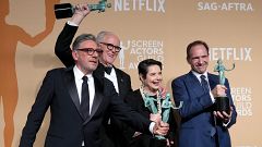 'Cónclave' y Thimotée Chalamet sorprenden en los SAG Awards 2025 a una semana de los Oscar