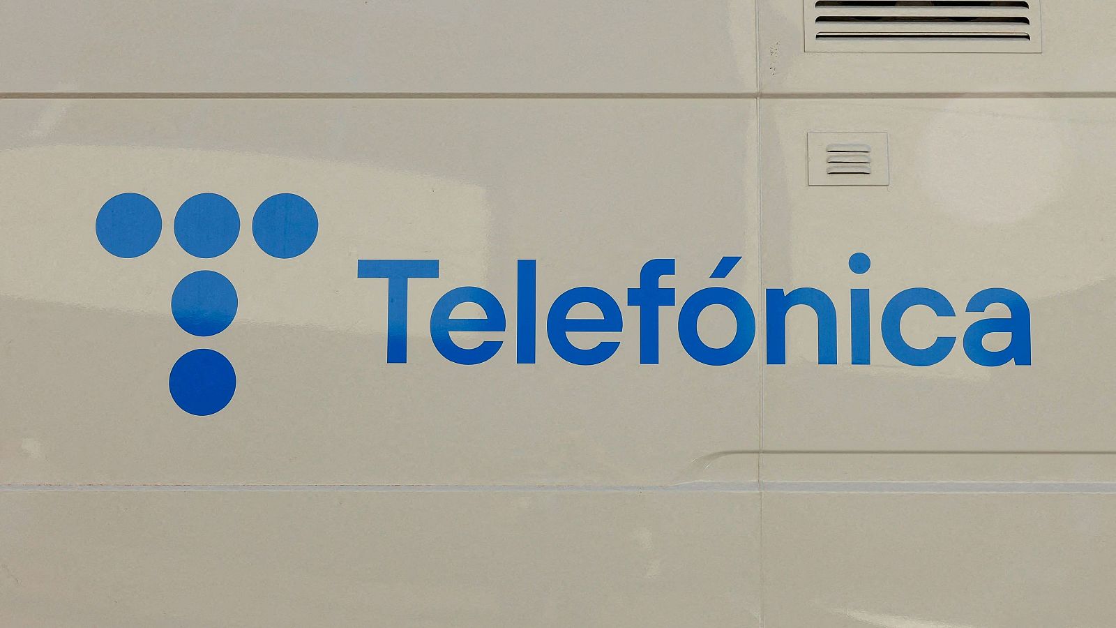 El logotipo de la empresa española de telecomunicaciones Telefónica