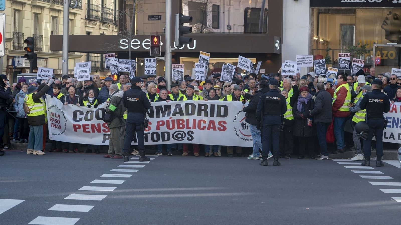 El gasto en pensiones sube un 6,2% en febrero, hasta la cifra récord de 13.455 millones