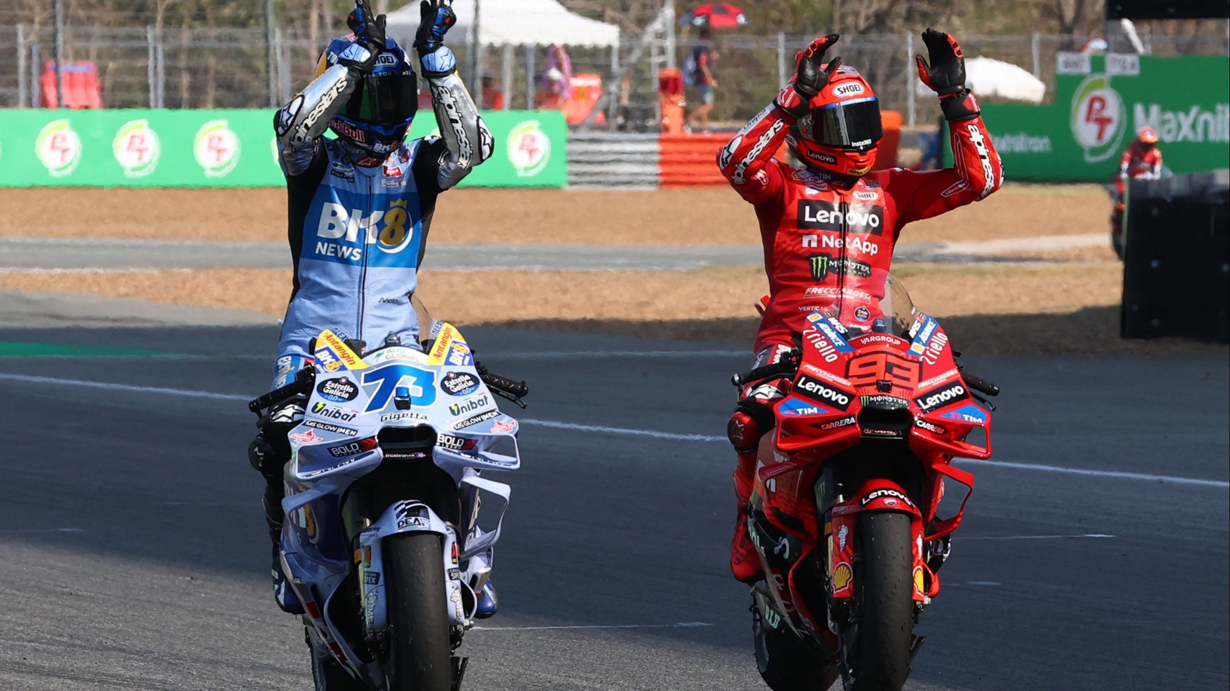 GP de Tailandia MotoGP 2025: Márquez gana la carrera al sprint