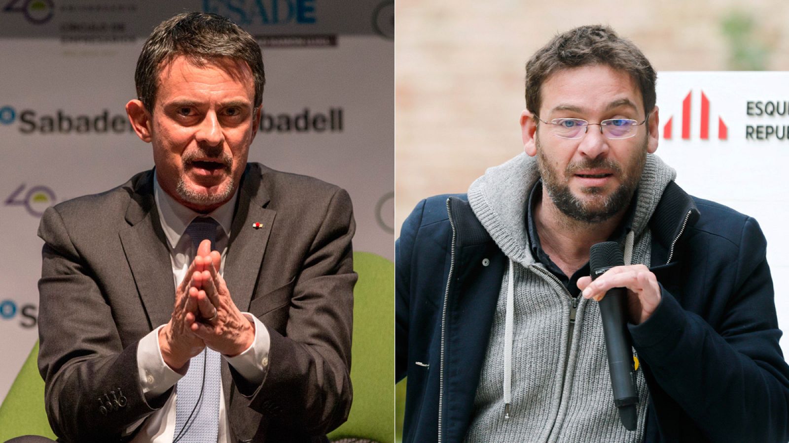 Manuel Valls y Albano-Dante Fachin