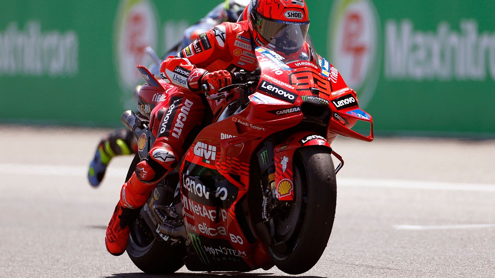 Marc Márquez en los entrnemaientos del GP de Tailandia 2025.